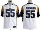 Nike st. louis rams #55 laurinaitis white Game Jerseys