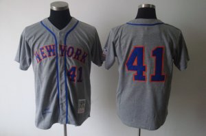 mlb new york mets #41 seaver m&n grey 1969