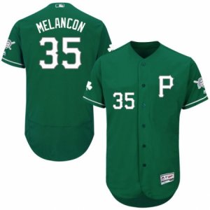 Men\'s Majestic Pittsburgh Pirates #35 Mark Melancon Green Celtic Flexbase Authentic Collection MLB Jersey