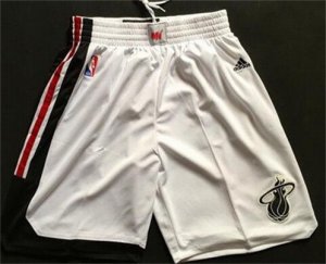 Mens Miami Heat 2015-16 Retro White Short