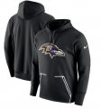 Baltimore Ravens Nike Champ Drive Vapor Speed Pullover Hoodie Black