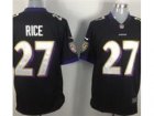 Nike NFL Baltimore Ravens #27 Ray Rice Black Game Jerseys