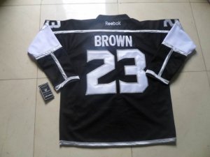 nhl los angeles kings #23brown blackwhite