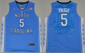 North Carolina #5 Marcus Paige Blue Basketball Stitched NCAA Jersey