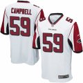 Mens Nike Atlanta Falcons #59 DeVondre Campbell Game White NFL Jersey