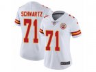 Women Nike Kansas City Chiefs #71 Mitchell Schwartz Vapor Untouchable Limited White NFL Jersey