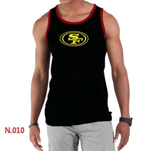 Nike NFL San Francisco 49ers Sideline Legend Authentic Logo men Tank Top Black 6