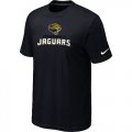 Nike Jacksonville Jaguars Authentic Logo T-Shirt black