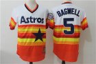 Astros #5 Jeff Bagwell Orange Cooperstown Collection Jersey