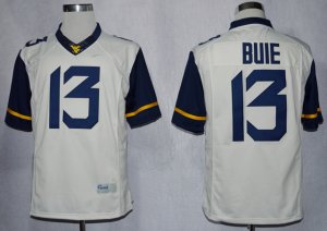 NCAA Virginia Mountaineers #13 Andrew Buie white Jerseys(game)