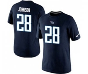 Nike Tennessee Titans Chris Johnson Pride Name & Number T-Shirt D.BLue