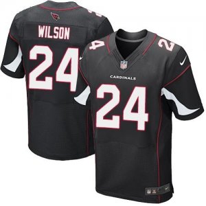 Nike Arizona Cardinals #24 Adrian Wilson Black Jerseys(Elite)