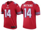 Mens Buffalo Bills #14 Sammy Watkins Red Color Rush Legend Jersey