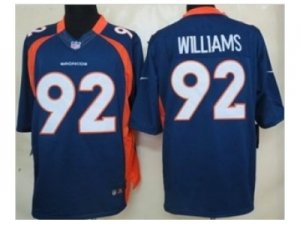 Nike NFL Denver Broncos #92 Sylvester Williams Blue Jerseys(Limited)[williams]