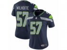 Women Nike Seattle Seahawks #57 Michael Wilhoite Vapor Untouchable Limited Steel Blue Team Color NFL Jersey