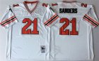 Falcons 21 Deion Sanders White Throwback Jersey