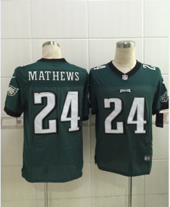 Nike Philadelphia Eagles #24 Mathews green jerseys[Elite Mathews]