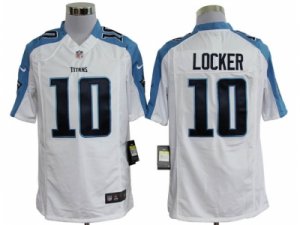 Nike NFL Tennessee Titans #10 Jake Locker whitw Game Jerseys