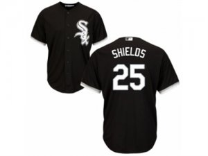 Youth Majestic Chicago White Sox #25 James Shields Authentic Black Alternate Home Cool Base MLB Jersey