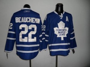 nhl jerseys toronto maple leafs #22 beauchemin blue