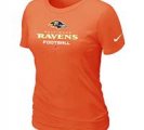 Women Baltimore Ravens orange T-Shirt