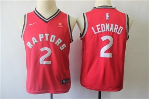 Raptors #2 Kawhi Leonard Red Youth Nike Swingman Jersey