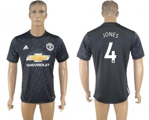 2017-18 Manchester United 4 JONES Third Away Thailand Soccer Jersey