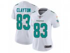 Women Nike Miami Dolphins #83 Mark Clayton Vapor Untouchable Limited White NFL Jersey
