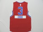 NBA Los Angeles Clippers #3 chris red jerseys(2014 Christmas edition)