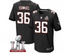 Mens Nike Atlanta Falcons #36 Kemal Ishmael Elite Black Alternate Super Bowl LI 51 NFL Jersey