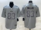 Nike Raiders #83 Darren Waller Gray Atmosphere Fashion Vapor Limited Jersey