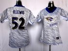 Nike women baltimore ravens #52 r.lewis purple jerseys[fem fan zebra]