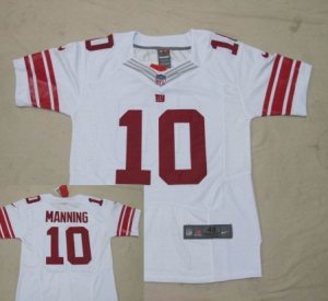 Nike nfl New York Giants #10 Eli Manning white Elite jersey
