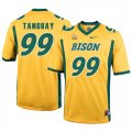 North Dakota State Bison 99 Nate Tanguay Gold College Football Jersey