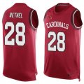 Nike Arizona Cardinals #28 Justin Bethel Red Team Color Men's Stitched NFL Limited Tank Top Jersey