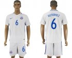 Chile #6 Gutierrez Away Soccer Country Jersey