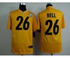 Nike jerseys pittsburgh steelers #26 bell yellow[game][bell]