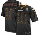 Nike Redskins #10 Robert Griffin III(Camo Number) With Hall of Fame 50th Patch NFL Elite Jersey