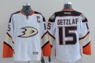 NHL Anaheim Ducks #15 Ryan Getzlaf Stitched white jerseys