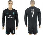 2017-18 Real Madrid 7 RAUL Away Soccer Jersey