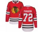 Mens Adidas Chicago Blackhawks #72 Artemi Panarin Authentic Red Home NHL Jersey