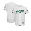 2016 Men Baltimore Orioles Majestic White Celtic Flexbase Authentic Collection Team Jersey