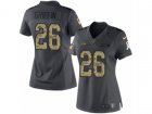Women Nike Seattle Seahawks #26 Shaquill Griffin Limited Black 2016 Salute to Service NFL Jersey
