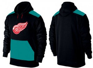 NHL Detroit Red Wings Logo Pullover Hoodie 11