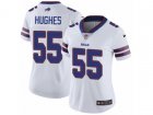 Women Nike Buffalo Bills #55 Jerry Hughes Vapor Untouchable Limited White NFL Jersey