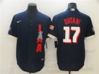 Angels #17 Shohei Ohtani Navy Nike 2021 MLB All-Star Cool Base Jersey