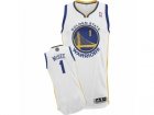 Mens Adidas Golden State Warriors #1 JaVale McGee Authentic White Home NBA Jersey
