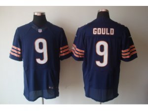 Nike Chicago Bears #9 Robbie Gould Blue Elite Jerseys