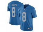 Mens Nike Detroit Lions #8 Brad Kaaya Limited Blue Alternate Vapor Untouchable NFL Jersey