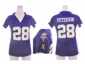 Nike Women Minnesota Vikings #28 Adrian Peterson purple jerseys[draft him ii top]